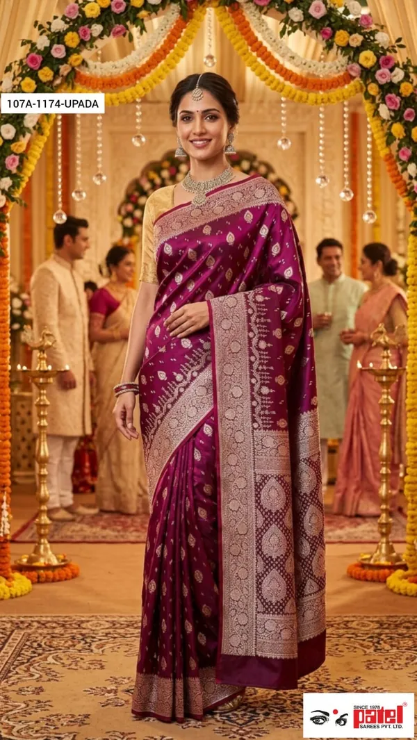 Wine_Silk_Saree_For_Women