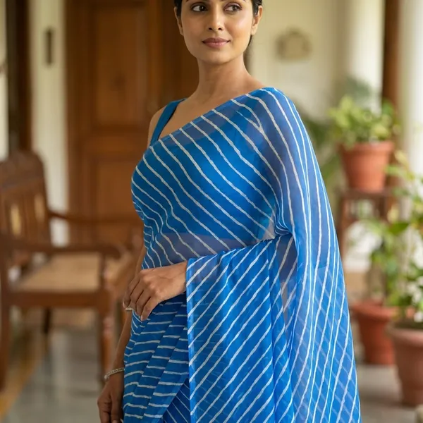 Blue_Georgette_Sarees_For_Women