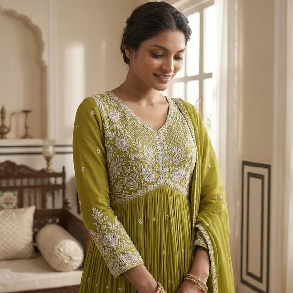 Liril_Georgette_Ethnic_Gown_For_Women_Set_Of_3