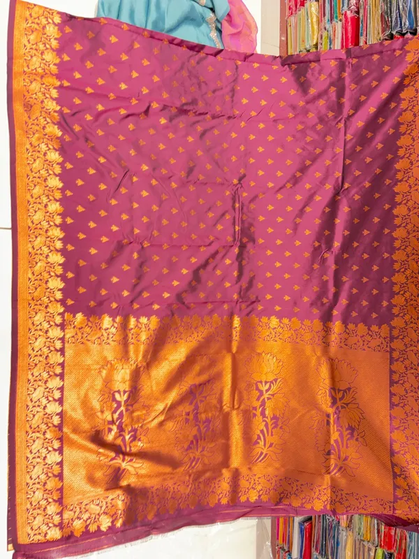 Wine_Soft_Silk_Saree_For_Women