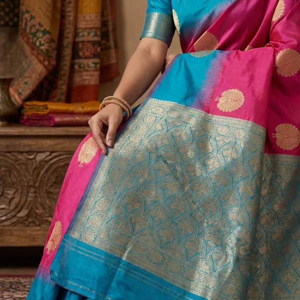 Rani_Pink_Soft_Silk_Sarees_For_Women