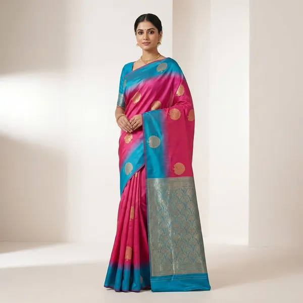 Rani_Pink_Soft_Silk_Sarees_For_Women