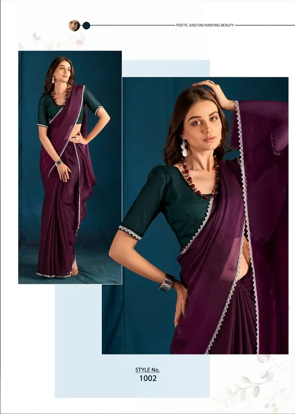 Wine_Satin_Silk_Saree_For_Women
