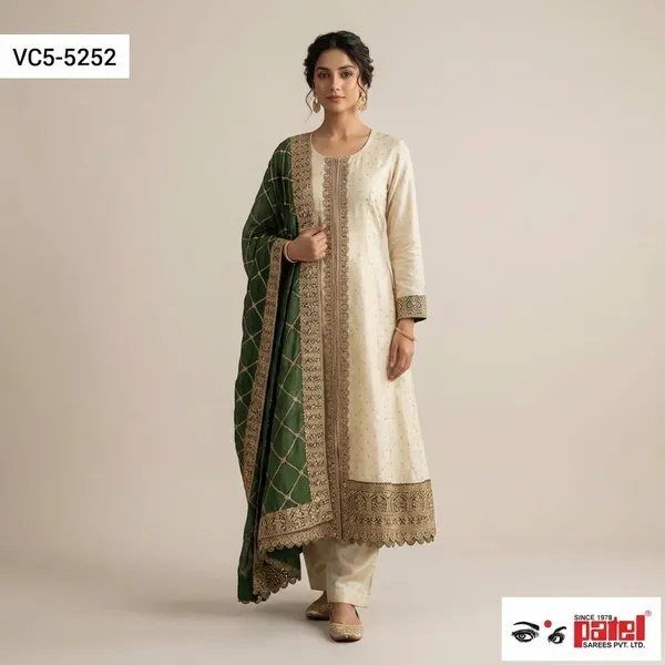 Off_White_Raw_Silk_Ethnic_Gown_For_Women_Set_Of_3