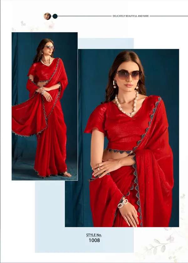Red_Satin_Silk_Saree_For_Women