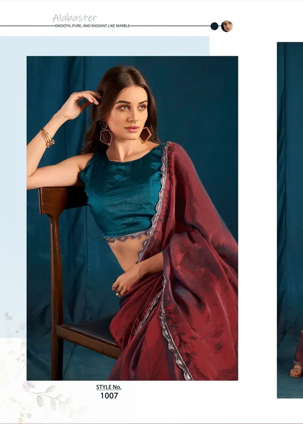 Rust_Satin_Silk_Saree_For_Women