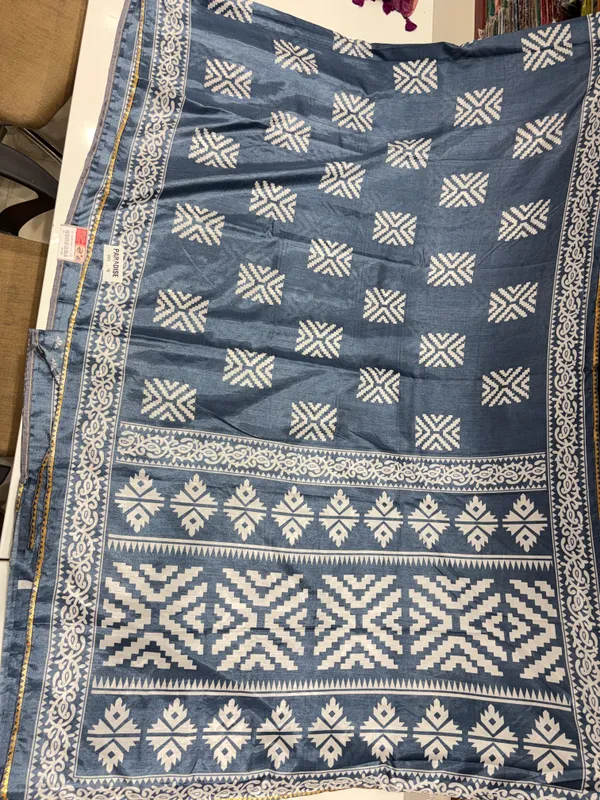 Blue_Cotton_Saree_For_Women