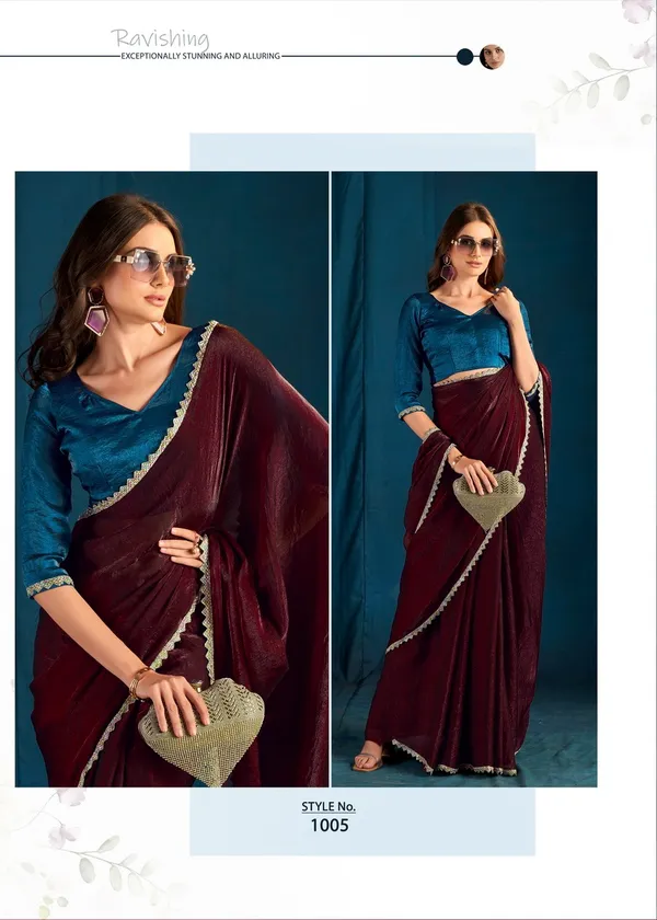 Maroon_Satin_Silk_Saree_For_Women