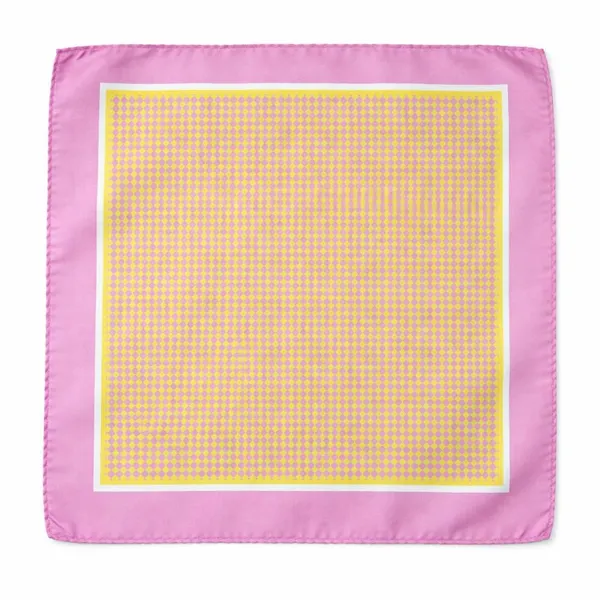 AACHINO_Classic_Men�s_Formal_Gift_Set_�_Pocket_Square,_Cufflinks_&_Lapel_Pin_Combo_with_Premium_Box_|_Polyester_Accessories_for_Wedding,_Party_&_Office_Wear_(Geometric_Yellow)