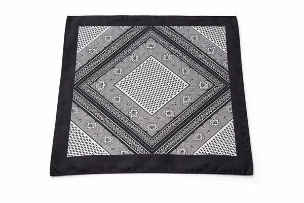 AACHINO_Pocket_Square_Set_for_Men_with_Cufflinks_&_Lapel_Pin_|_Polyester_Formal_Accessories_Gift_Box_for_Wedding,_Party_&_Office_Wear_(Black_Jkr)