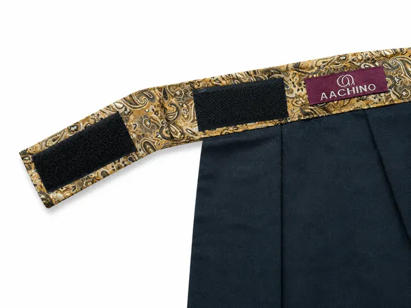 AACHINO_Premium_Cravat_for_Men_|_Micro_Fabric_Luxury_Neckwear_|_Wedding,_Party_&_Formal_Wear_|_Soft,_Elegant_&_Comfortable_Ascot_Tie_|_Perfect_Gifting_Accessory_for_Gentlemen_(A9_Golden)