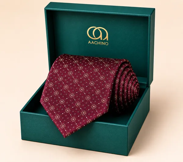 AACHINO_Silk_Necktie_for_Men,_Formal_Tie_with_Gift_Box,_Pack_of_1_(Achi_Silk_Tie_13)