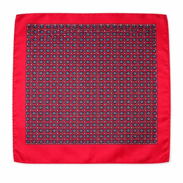 AACHINO_Pocket_Square,_Cufflinks_&_Lapel_Pin_Set_for_Men_with_Premium_Gift_Box_|_Polyester_Formal_Accessories_Combo_for_Wedding,_Party,_Office_Wear_(Red_Aros)