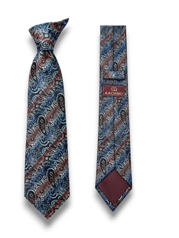 AACHINO_Pure_Micro_Necktie_for_Men_|_Premium_Formal_Wedding_Tie_Pack_of_1_(Amo_12_Micro_Tie)