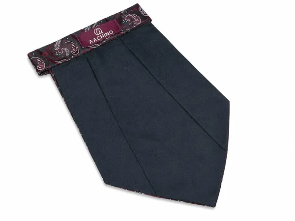 AACHINO_Premium_Cravat_for_Men_|_Micro_Fabric_Luxury_Neckwear_|_Wedding,_Party_&_Formal_Wear_|_Soft,_Elegant_&_Comfortable_Ascot_Tie_|_Perfect_Gifting_Accessory_for_Gentlemen_(A9_Wine)