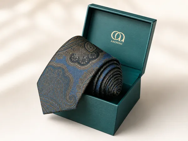 AACHINO_Silk_Necktie_for_Men,_Formal_Tie_with_Gift_Box,_Pack_of_1_(Achi_Silk_Tie_2)