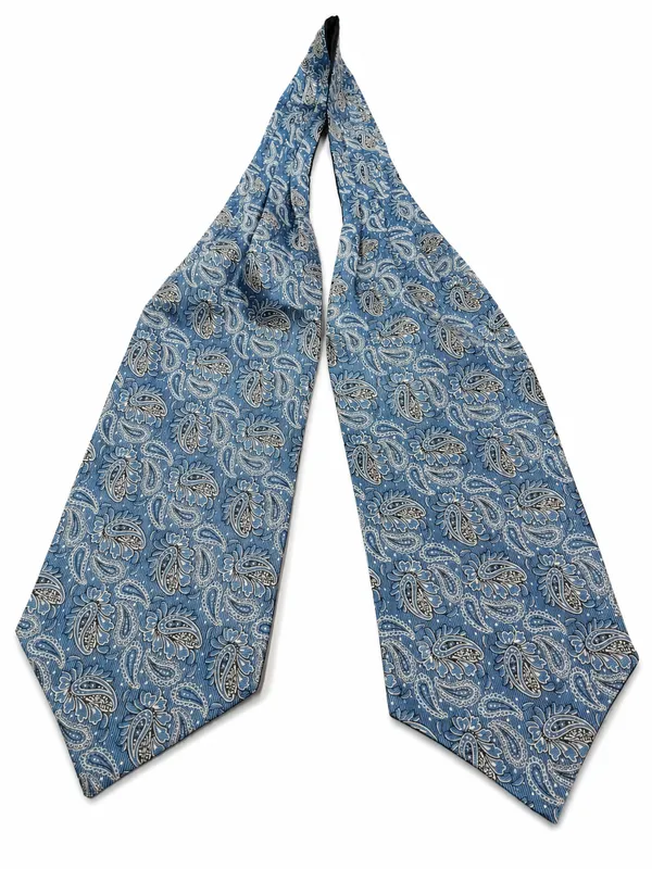 AACHINO_Luxury_Paisley_Micro_Silk_Ascot_Tie_for_Men_-_Premium_Italian_Style_Cravat_|_Formal_&_Casual_Neckwear_for_Weddings,_Parties,_and_All_Seasons_|_Elegant_Men's_Fashion_Accessory_(Sky_Blue)