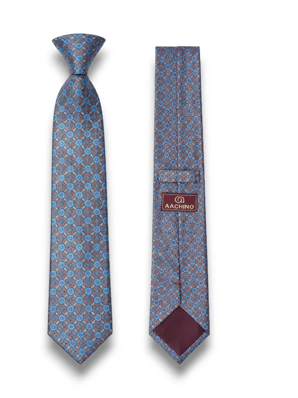 AACHINO_Pure_Silk_Necktie_for_Men_|_Premium_Formal_Wedding_Tie_Pack_of_1_(Amo_4_Silk_Tie)