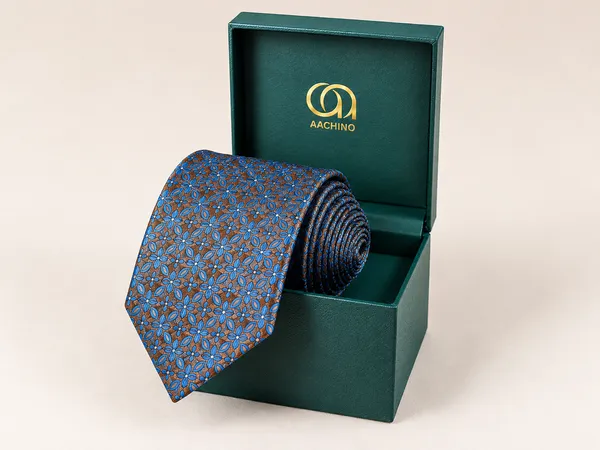 AACHINO_Pure_Silk_Necktie_for_Men_|_Premium_Formal_Wedding_Tie_Pack_of_1_(Amo_4_Silk_Tie)