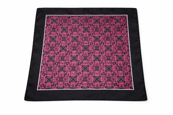 AACHINO_Pocket_Square_Set_for_Men_with_Cufflinks_&_Lapel_Pin_|_Polyester_Formal_Accessories_Gift_Box_for_Wedding,_Party_&_Office_Wear_(Black_Hawn)