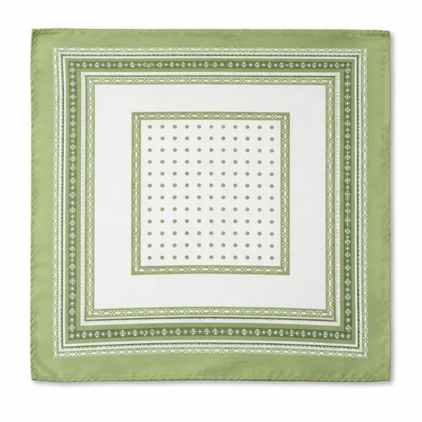AACHINO_Men�s_Formal_Accessory_Set_�_Pocket_Square,_Cufflinks_&_Lapel_Pin_with_Premium_Gift_Box_|_Polyester_Designer_Combo_for_Wedding,_Party_&_Office_Wear_(Green_Dot)