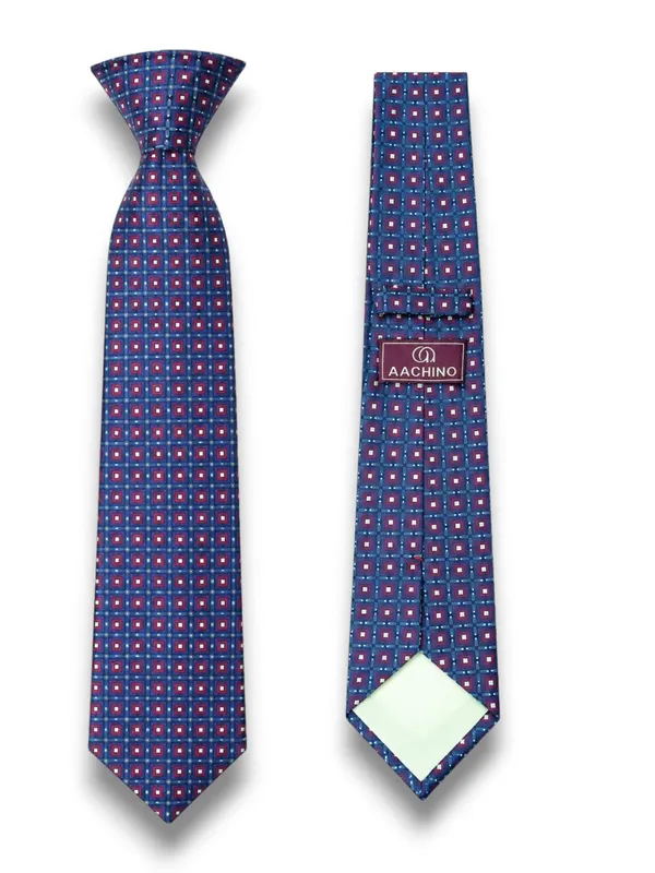 AACHINO_Pure_Silk_Tie_for_Men_|_Premium_Business_Wedding_Necktie_Pack_of_1_(Amot_8_Silk_Tie)