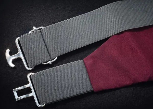AACHINO_Premium_Men's_Micro_Fiber_Neck_Bow_Tie_&_Cummerbund_Set_-_Elegant_Slim_Tie_for_Weddings,_Grooms_&_Formal_Events_-_Luxury_Smooth_Finish_Tuxedo_Accessory_with_Gift_Box_(Maroon)