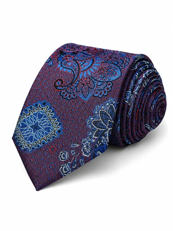 AACHINO_Pure_Silk_Necktie_for_Men_|_Premium_Formal_Wedding_Tie_Pack_of_1_(Amo_8_Silk_Tie)