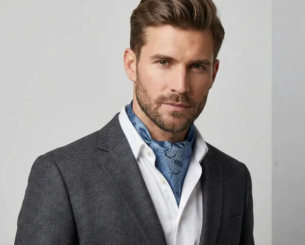 AACHINO_Designer_Cravat_for_Men_–_Elegant_Microfiber_Ascot_Tie_for_Weddings,_Formal_Events_&_Party_Wear