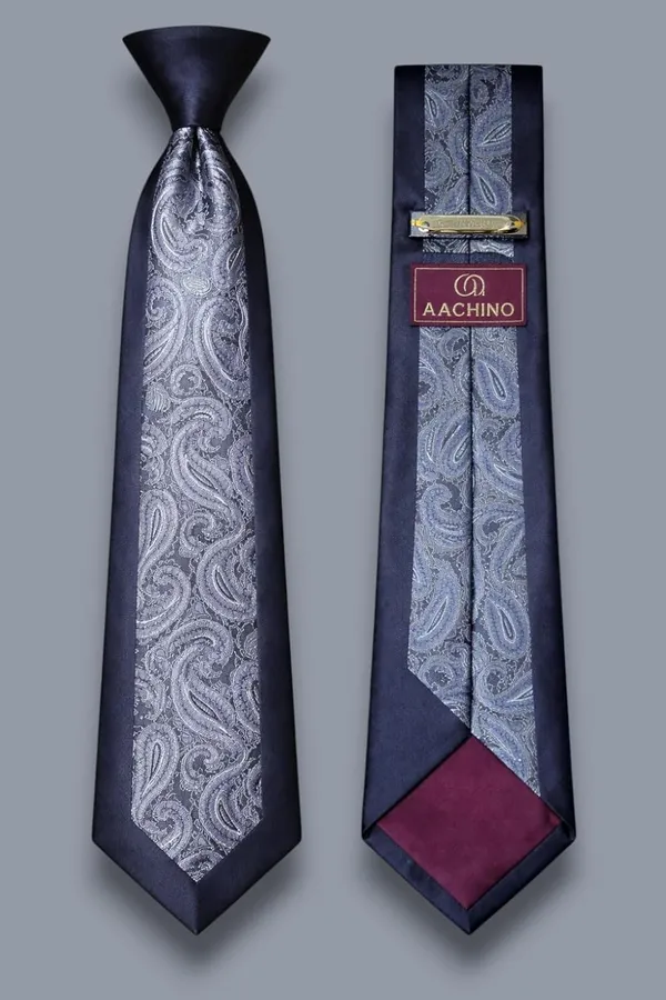 Premium_Men’s_Micro_Fabric_Necktie_–_Luxury_Formal_Tie_for_Wedding,_Office,_Business_&_Party_Wear_|_AACHINO