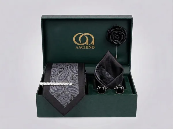 Premium_Men’s_Micro_Fabric_Necktie_–_Luxury_Formal_Tie_for_Wedding,_Office,_Business_&_Party_Wear_|_AACHINO