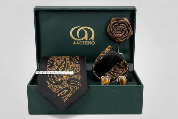 Premium_Men’s_Micro_Fabric_Necktie_–_Luxury_Formal_Tie_for_Wedding,_Office,_Business_&_Party_Wear_|_AACHINO