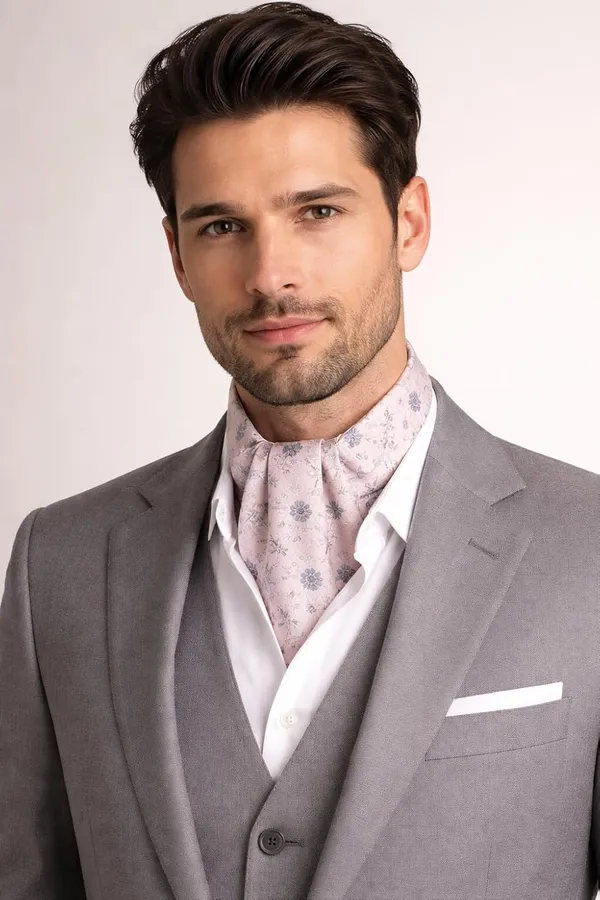 AACHINO_Designer_Cravat_for_Men_–_Elegant_Microfiber_Ascot_Tie_for_Weddings,_Formal_Events_&_Party_Wear