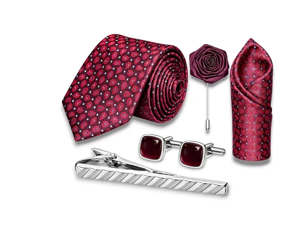 AACHINO_Designer_Silk_Tie_Set_–_Luxury_Formal_Fashion_Accessories_Combo_for_Groom,_Office_&_Party_Wear