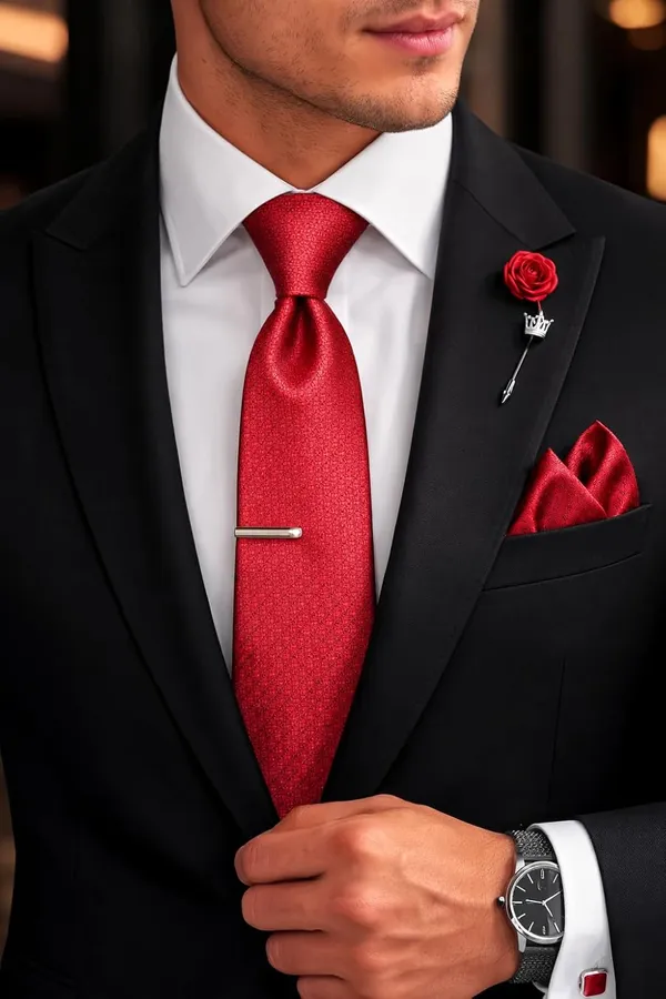 AACHINO_Designer_Silk_Tie_Set_–_Luxury_Formal_Fashion_Accessories_Combo_for_Groom,_Office_&_Party_Wear