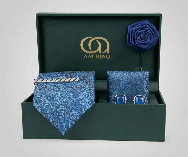 AACHINO_Designer_Italian_Tie_Set_–_Luxury_Formal_Fashion_Accessories_Combo_for_Groom,_Office_&_Party_Wear