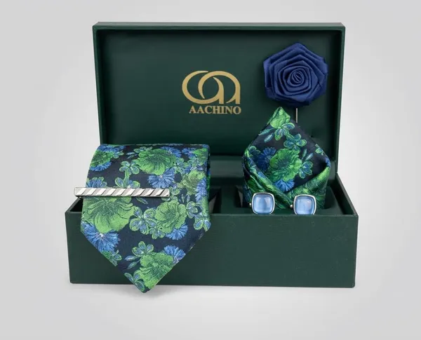 AACHINO_Designer_Italian_Tie_Set_–_Luxury_Formal_Fashion_Accessories_Combo_for_Groom,_Office_&_Party_Wear