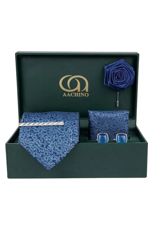 AACHINO_Designer_Italian_Tie_Set_–_Luxury_Formal_Fashion_Accessories_Combo_for_Groom,_Office_&_Party_Wear