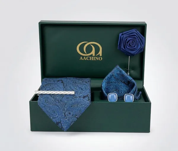 AACHINO_Designer_Italian_Tie_Set_–_Luxury_Formal_Fashion_Accessories_Combo_for_Groom,_Office_&_Party_Wear