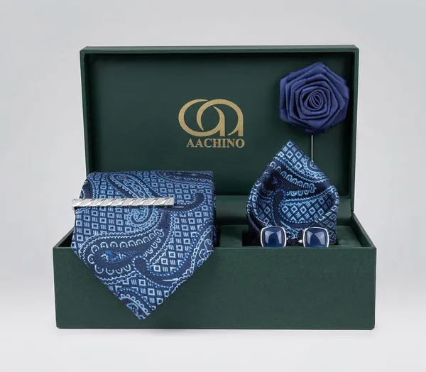 AACHINO_Designer_Italian_Tie_Set_–_Luxury_Formal_Fashion_Accessories_Combo_for_Groom,_Office_&_Party_Wear