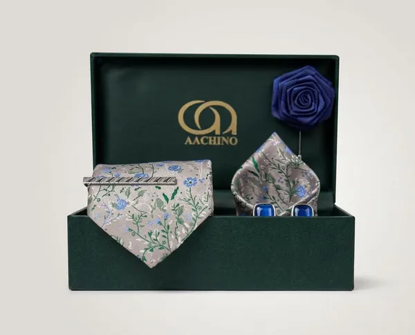 AACHINO_Designer_Italian_Tie_Set_–_Luxury_Formal_Fashion_Accessories_Combo_for_Groom,_Office_&_Party_Wear