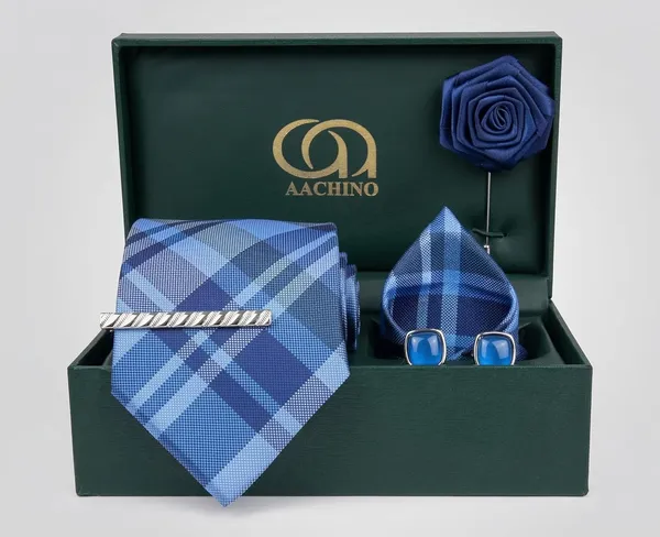 AACHINO_Designer_Italian_Tie_Set_–_Luxury_Formal_Fashion_Accessories_Combo_for_Groom,_Office_&_Party_Wear