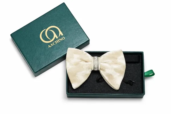 AACHINO_Elegant_Velvet_Bow_Tie_Gift_Box_Set_–_Pre_Tied_Adjustable_Men’s_Formal_Bow_for_Wedding_&_Party_Wear