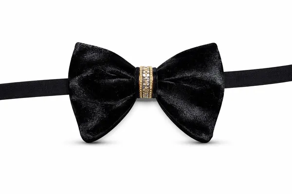 AACHINO_Premium_Velvet_Bow_Tie_for_Men_with_Gift_Box_|_Pre-Tied_Adjustable_NeckBow_for_Wedding,_Party_&_Formal_Wear_(Black)