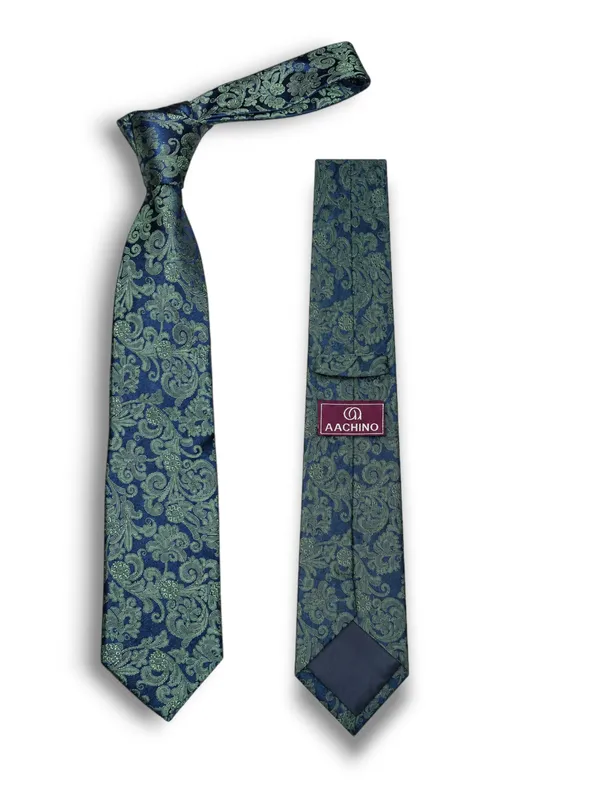 AACHINO_Pure_Silk_Necktie_for_Men_|_Premium_Formal_Wedding_Tie_Pack_of_1_(Amo_17_Silk_Tie)