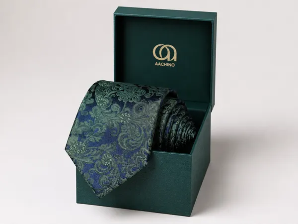AACHINO_Pure_Silk_Necktie_for_Men_|_Premium_Formal_Wedding_Tie_Pack_of_1_(Amo_17_Silk_Tie)