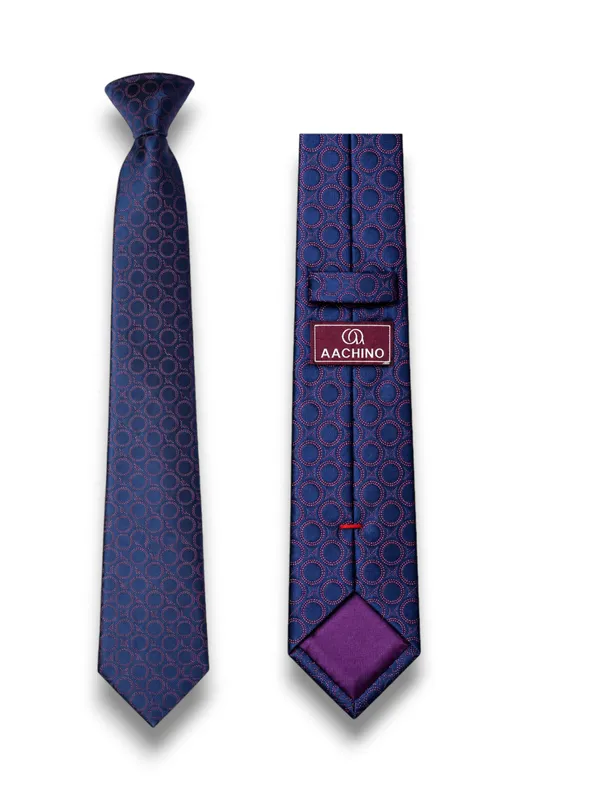 AACHINO_Pure_Silk_Necktie_for_Men_|_Premium_Formal_Wedding_Tie_Pack_of_1_(Amo_3_Silk_Tie)