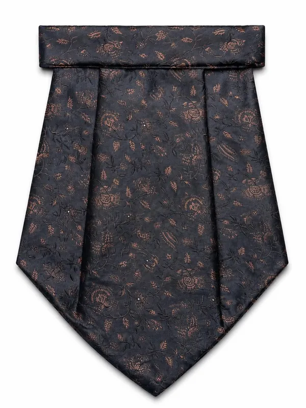 AACHINO_Premium_Cravat_for_Men_|_Micro_Fabric_Luxury_Neckwear_|_Wedding,_Party_&_Formal_Wear_|_Soft,_Elegant_&_Comfortable_Ascot_Tie_|_Perfect_Gifting_Accessory_for_Gentlemen_(A9_Brown)