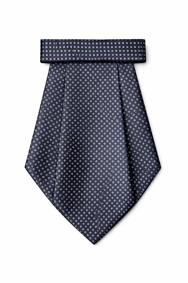AACHINO_Premium_Cravat_for_Men_|_Micro_Fabric_Luxury_Neckwear_|_Wedding,_Party_&_Formal_Wear_|_Soft,_Elegant_&_Comfortable_Ascot_Tie_|_Perfect_Gifting_Accessory_for_Gentlemen_(Black)