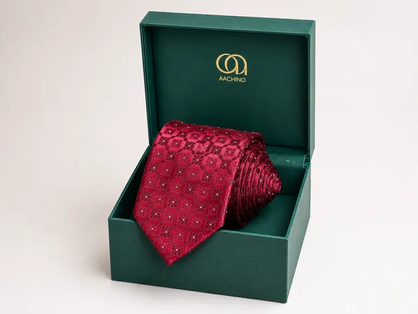 AACHINO_Silk_Necktie_for_Men,_Formal_Tie_with_Gift_Box,_Pack_of_1_(Achi_Silk_Tie_4)